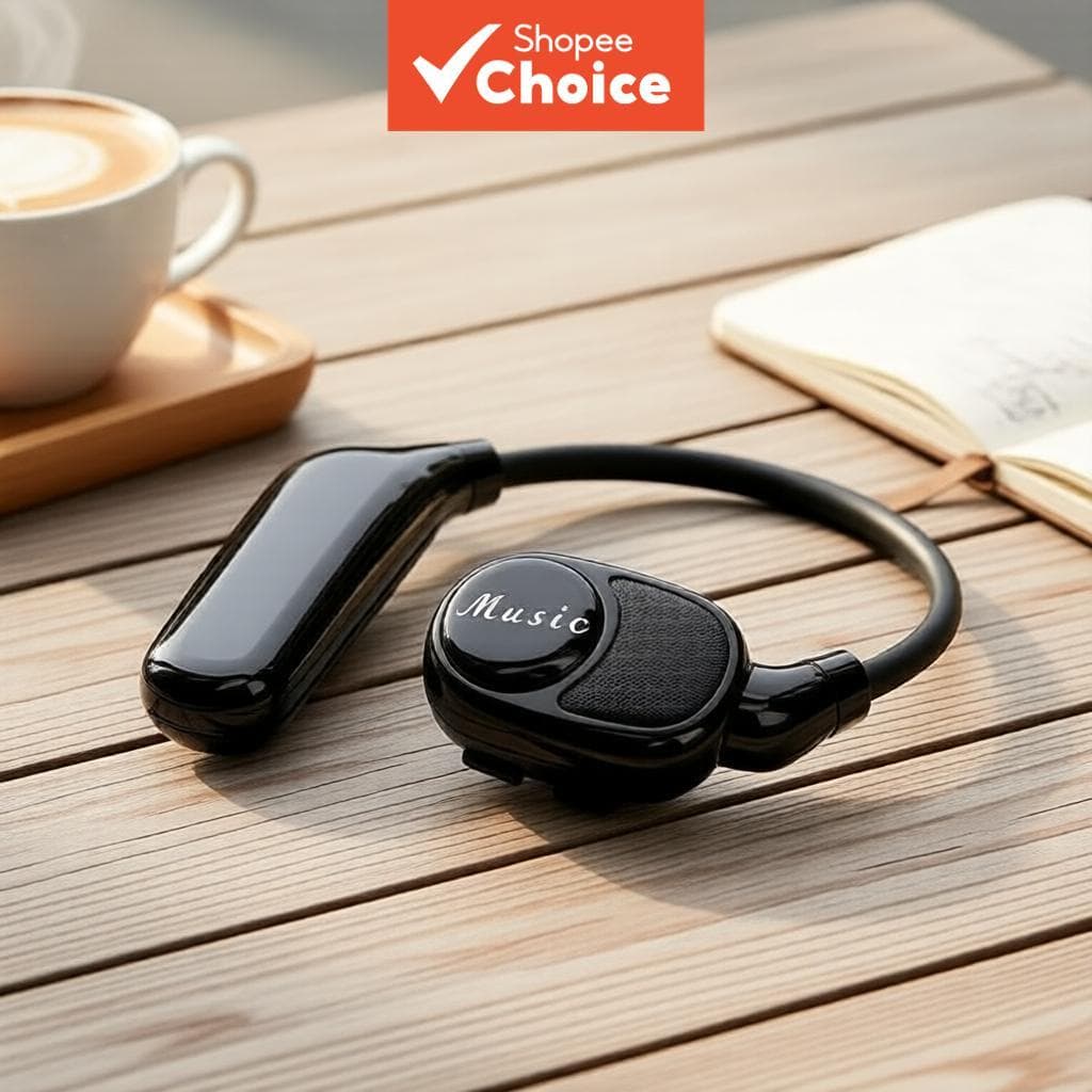 V3 Fones De Ouvido Graves Pesados Bluetooth Sem Fio Fone Para Jogos Com Cancelamento De Ruído Abertos De Orelha Única Ba
