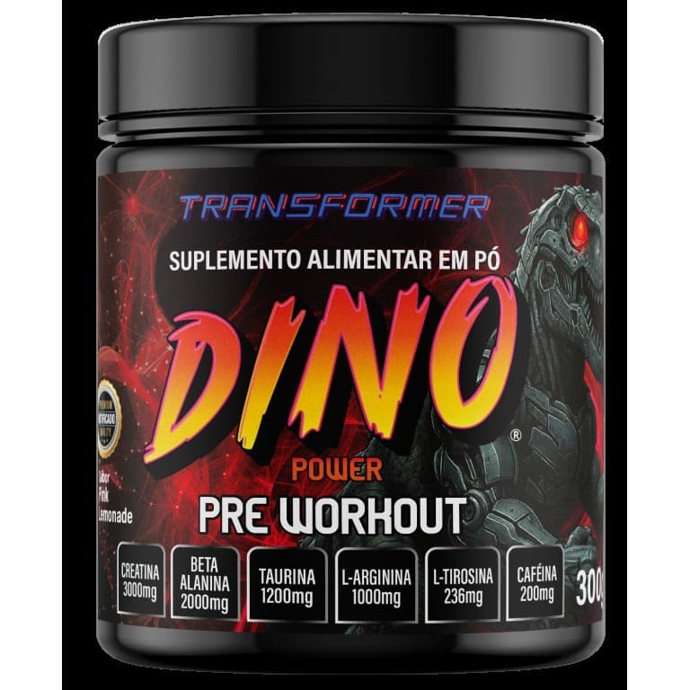 Dinopower 300g - Transformer PRÉ Treino Fitoplant Suplemento