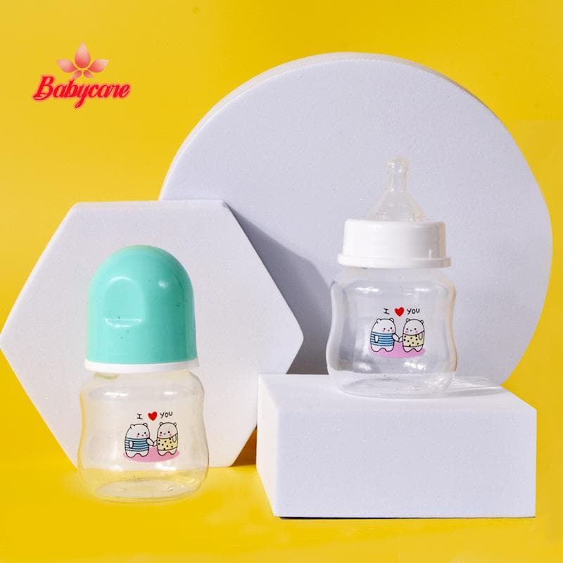BYCE > Mini Mamadeira De Alimentação Para Bebês 50ML Recém-Nascidos Seguros Crianças Nascidas Alimentador De Cuidados De