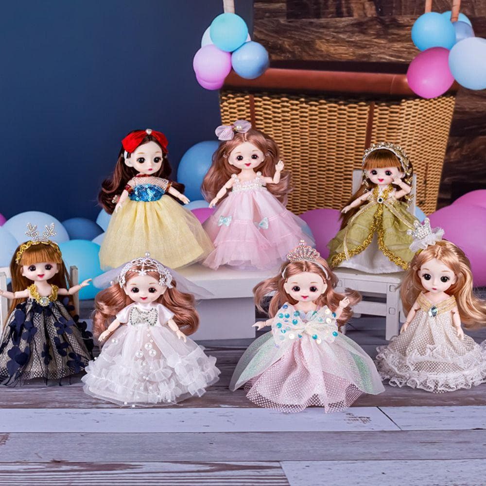 Mini Multi Joint Boneca Princesa Bonecas Brinquedos Menina Brinquedo Modelo Articulado Conjunto