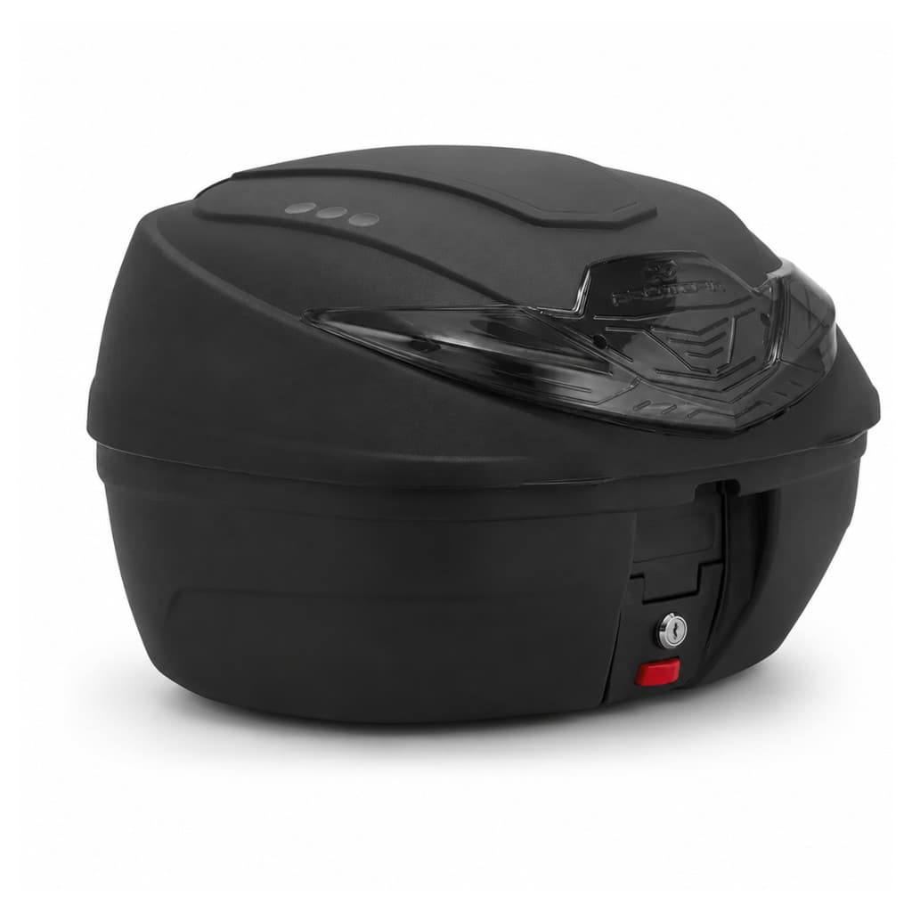 Bau Para Moto Bauleto Pro Tork 35 Litros fumê Para Todas As Motos