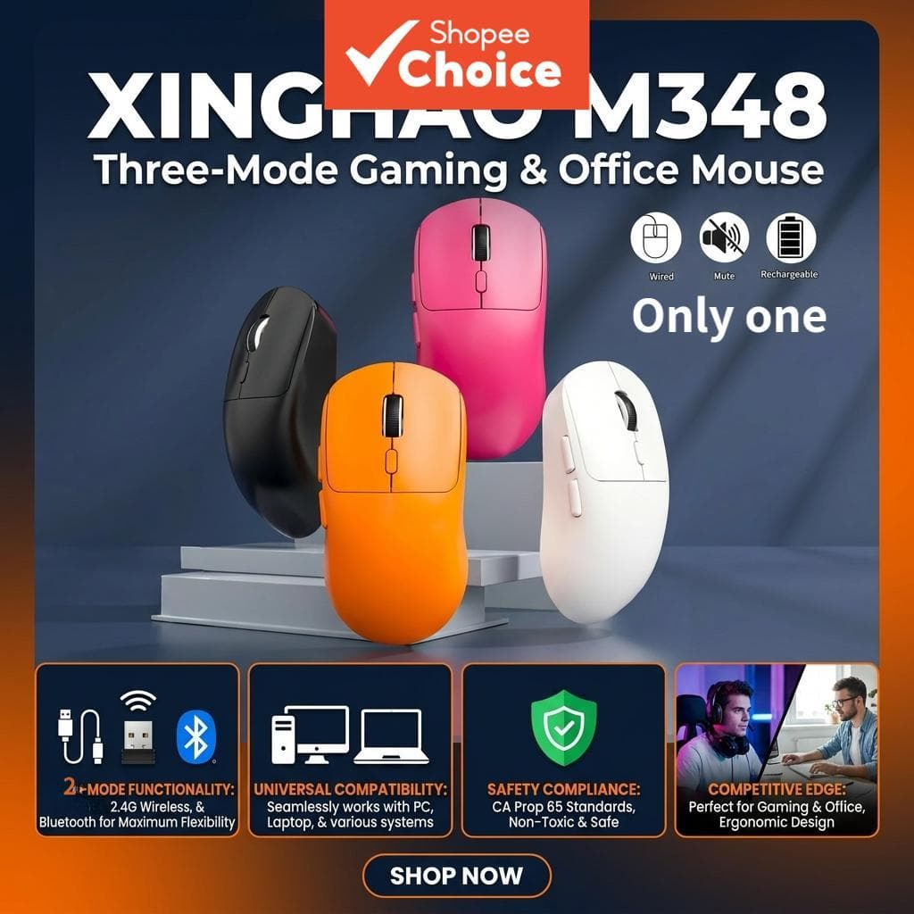 Mouse sem fio para notebook PC Desktop, 2.4G, fino, recarregável, portátil, mouse silencioso para computador com 5