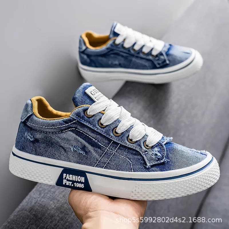 vvvSummer Calçado De Lona Masculino Confortável Corte Baixo Esportes E Lazer Sapatos Duráveis Leves Únicos Tênis 48taman