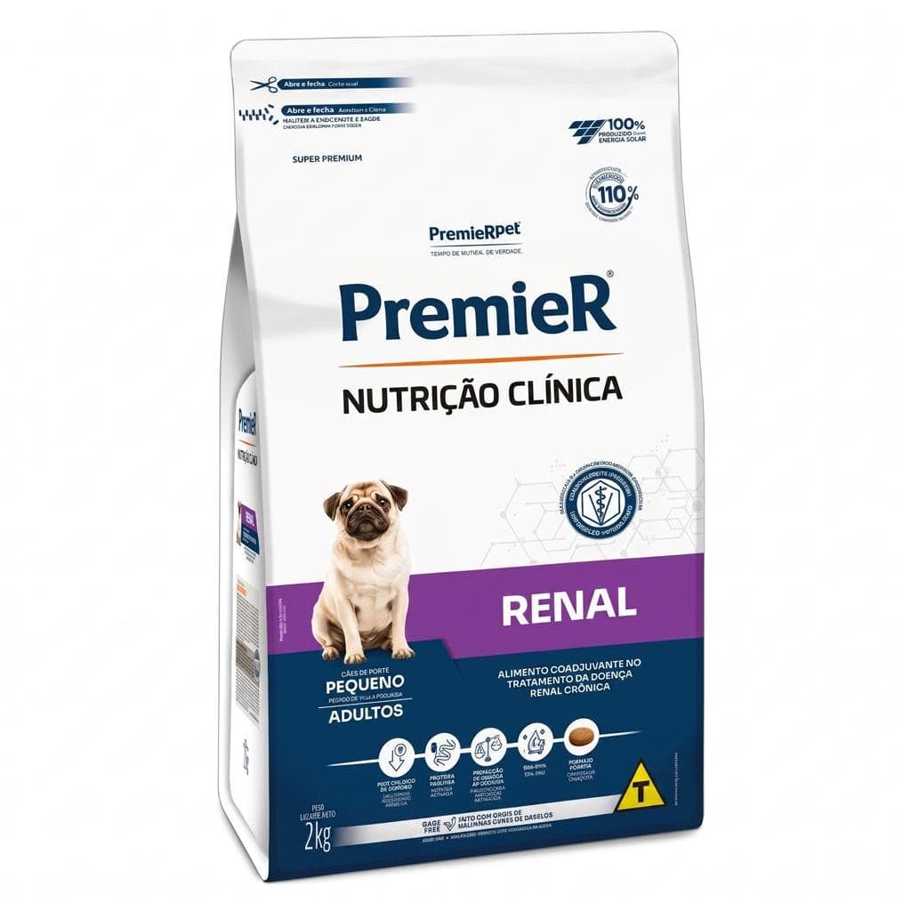 Ração PremieR Nutrição Clínica Renal Cães Porte Pequeno 2Kg