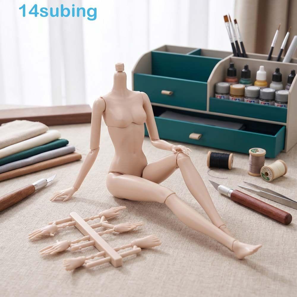 Boneca Super Modelo SUBING , Bonecas BJD Nuas Articuladas Multifuncionais Removíveis , Corpo De Figura De Ação De Reposi