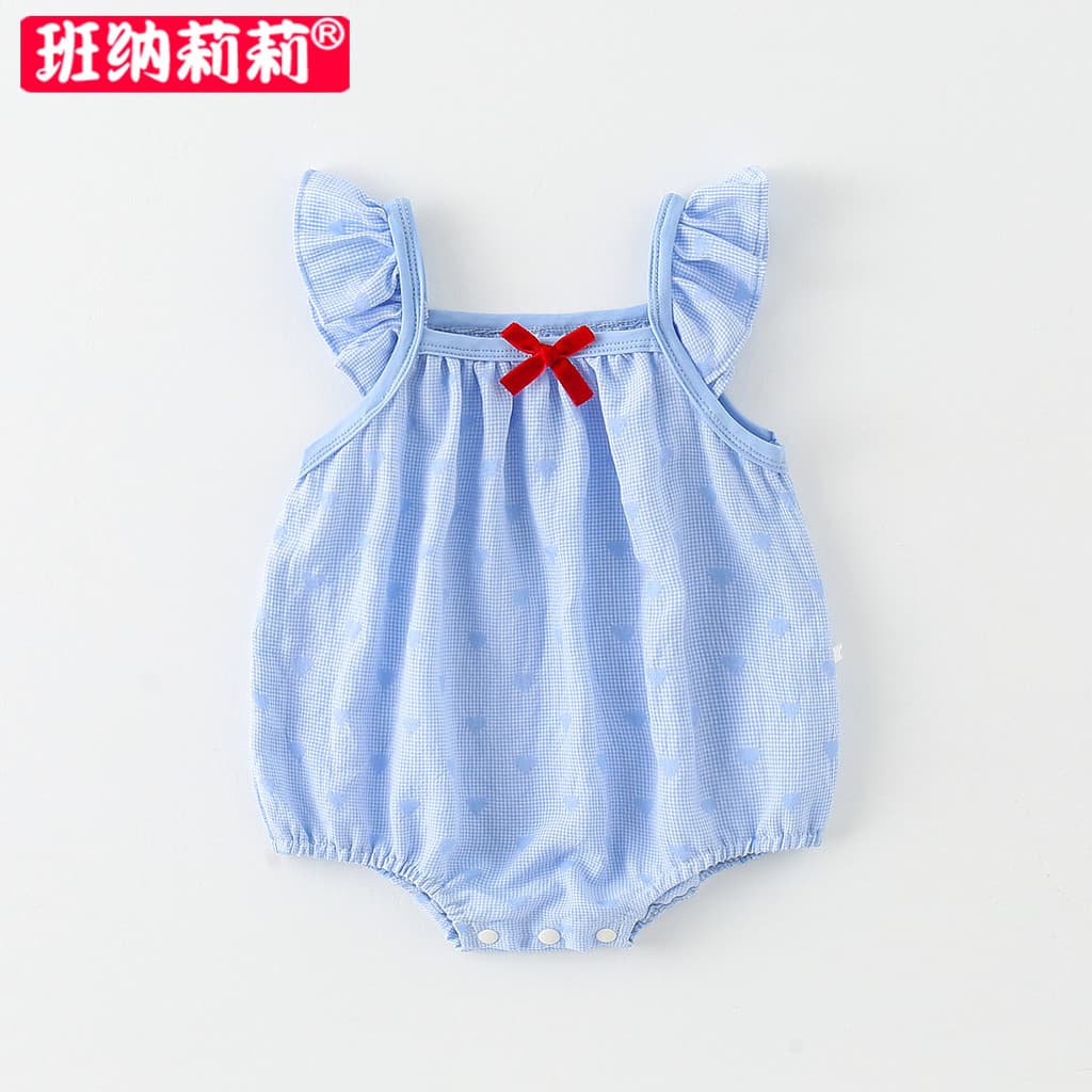 Roupas de bebê recém-nascido roupas de verão bebê menina bonito Super bonito roupas de bebê verão fino de manga curta tr