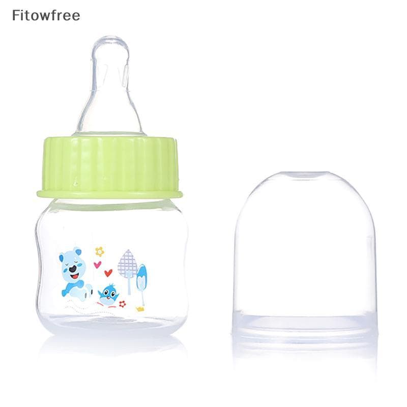 FITOW 50ML Bebê Recém-Nascido Mini Portátil Alimentação Mamadeira BPA Livre Seguro Infantil Enfermagem Cuidados Com O Ma