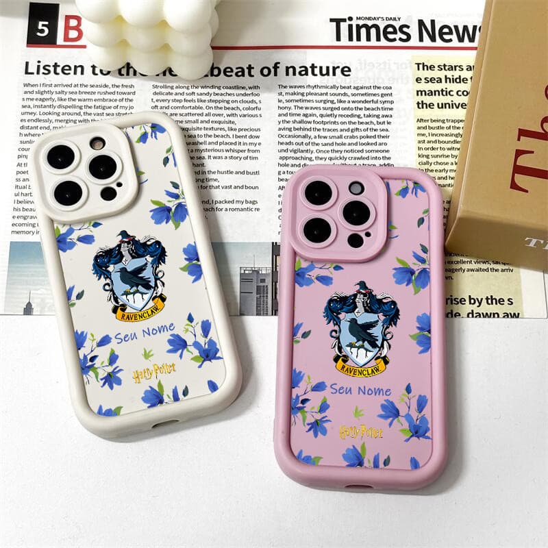 Capinha celular personalizada Padrão de Corvinal em Harry Potter para Samsung Galaxy  A54 A52 A03 A05 A35 A32 A23 Capa