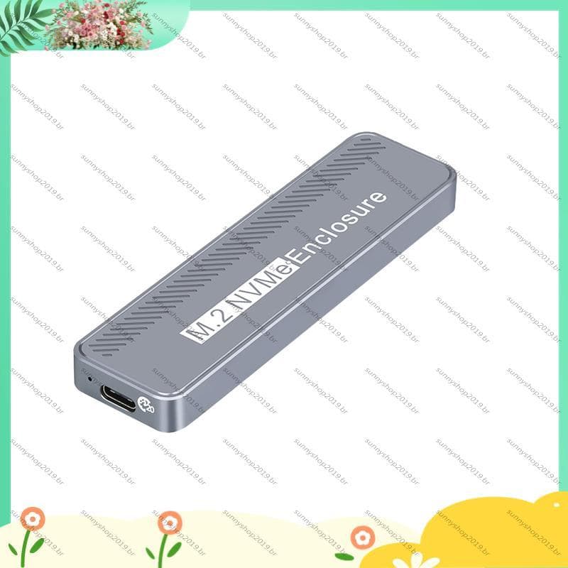 [Bestseller S] Gabinete SSD M . 2 NVME De 20 Gbps USB 3.2 GEN 2X2 Tipo C Caixa Externa Para Chave 2230/2242/2260/2280/B 