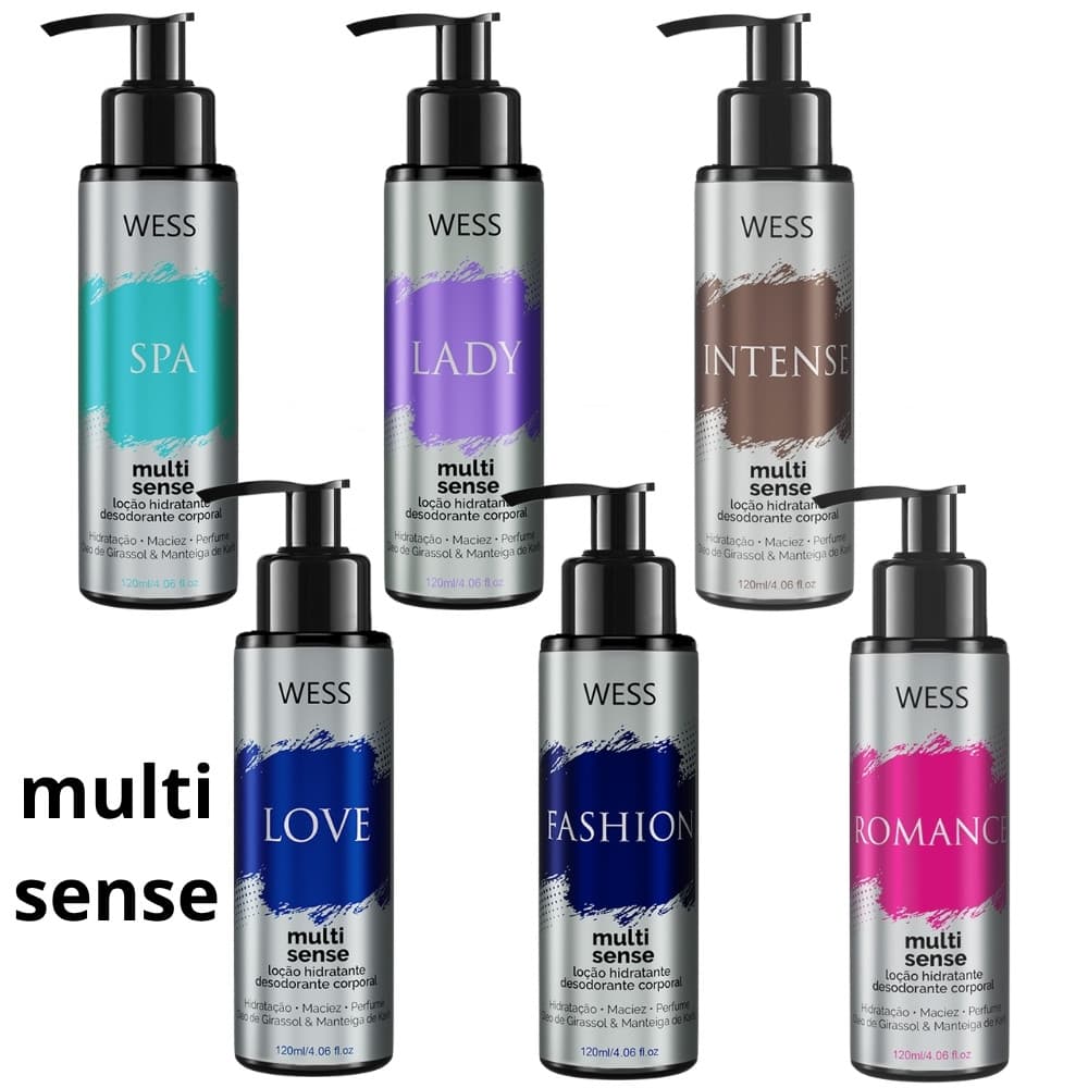 Wess Multi Sense Hidratante Desodorante Corporal 120ml