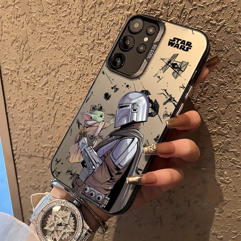 Capa de Celular Star Wars para Samsung Galaxy S26 S25 S24 S23 S22 S21 S20 Note20 Série A - Capa de Celular Flexível