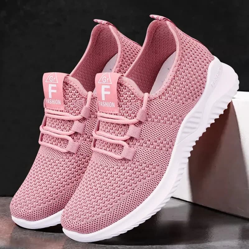 2026 Tênis Feminino Casual De Verão – Sapatos Plataforma Confortáveis E Respiráveis Calçados Versáteis Elegantes Com Cad