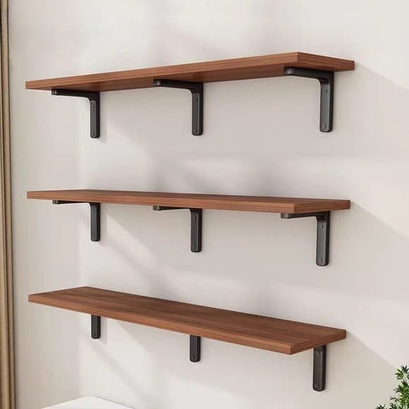 Prateleira de parede Prateleira de parede Pendurado na parede Rack de exibição laminado Suporte de prateleira de parede 
