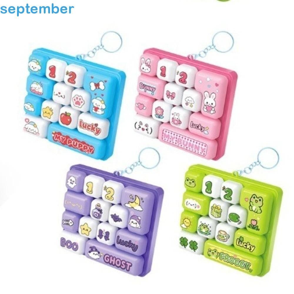 Chaveiro De Teclado Mecânico SEPTEMBERB , De Sons Mecânicos Transparentes De Plástico , Teclas Clicáveis