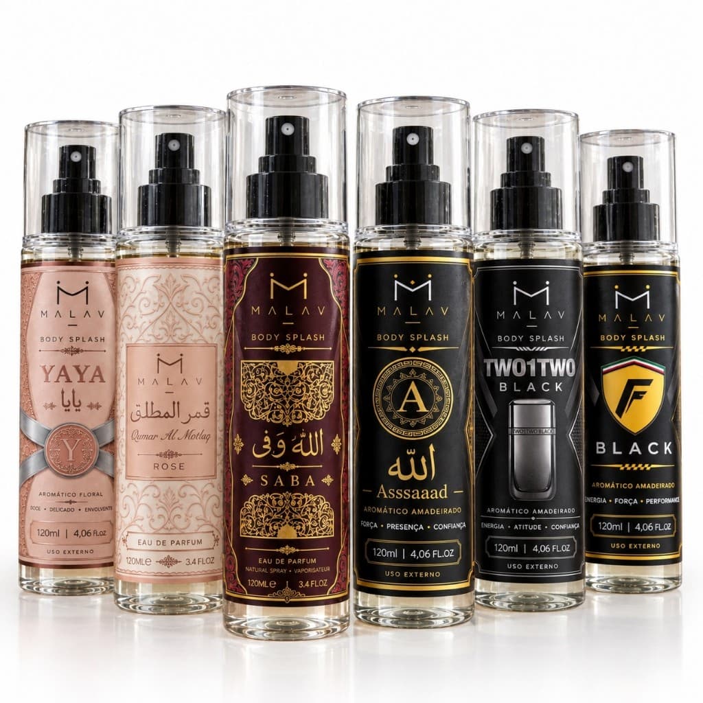 Kit Body Splash Promoçao Masculino Árabe e Importado 120ml Envio Rapido