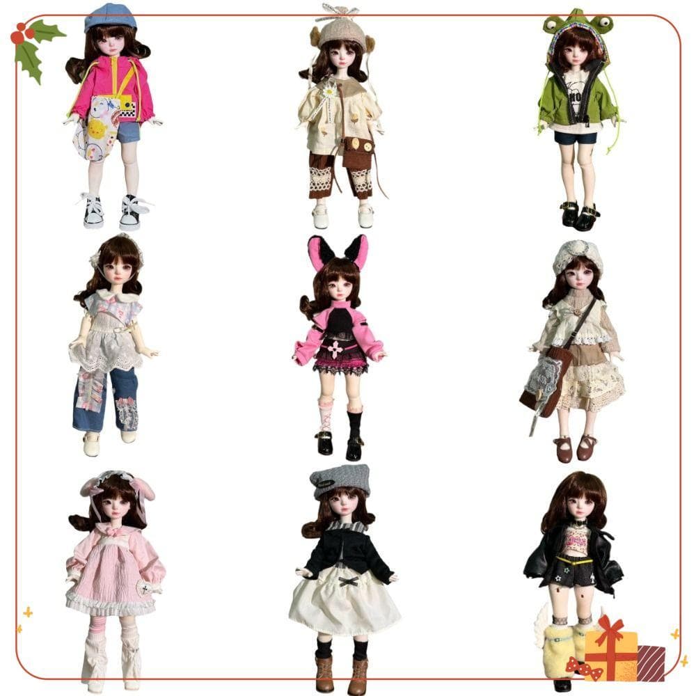 Boneca BJD , 6 Pontos Articulados 11.8 Polegada 30cm Roupas De , (Apenas , Sem Bonecas Sapatos) Roupa DIY