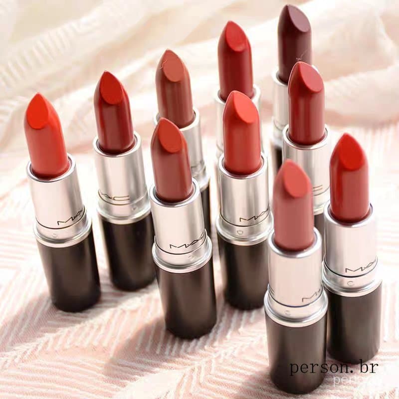 Novo Batom Matte Mac 3,5g, Maquiagem de Luxo, Batom Matte Mac Kiss 3,5g Cosméticos Pó Labial Líquido 5ml