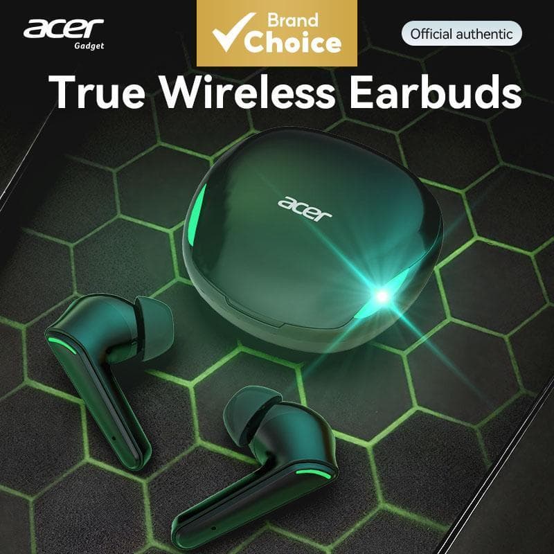 Fone de Ouvido Sem Fio Acer OHR619, Intra-Auricular, Bluetooth, Earbuds, Fone de Ouvido Bluetooth TWS Estéreo, Tipo-C