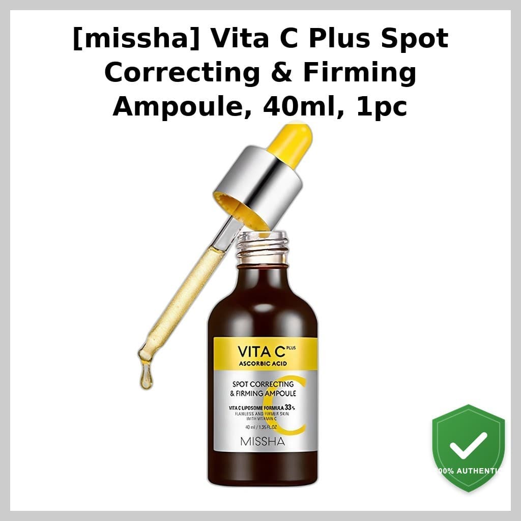 [MISSHA] Ampola Vita C Plus , 40ml , 1 Unidade/Facial De Vitamina/Cuidados Com A Pele Coreanos Da Hollyhans KOR