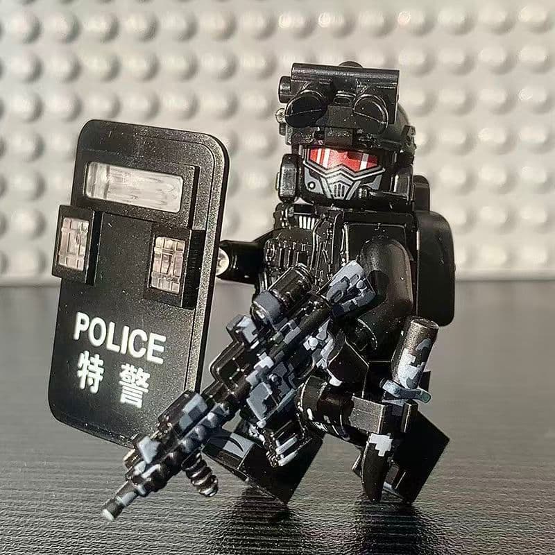 150Peças Bloco de Montar figura de ação militar boneco militar Craft Brinquedo educativos presente Compatível com lego