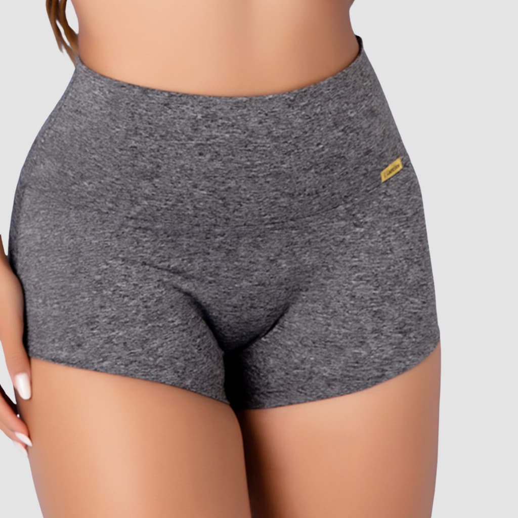 Short Cinta Modeladora Feminino Liso Short Feminino Roupa Fitness
