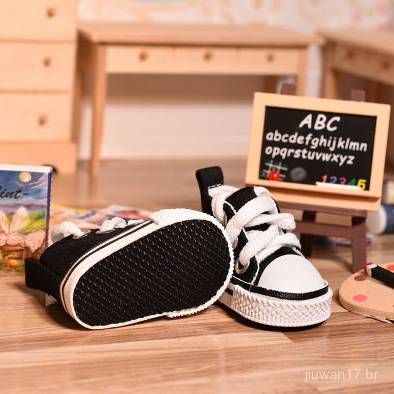 Sapatos para bonecas BJD, sapatos de lona para bonecas de algodão, sapatos para bonecas articuladas CM, acessórios de ve