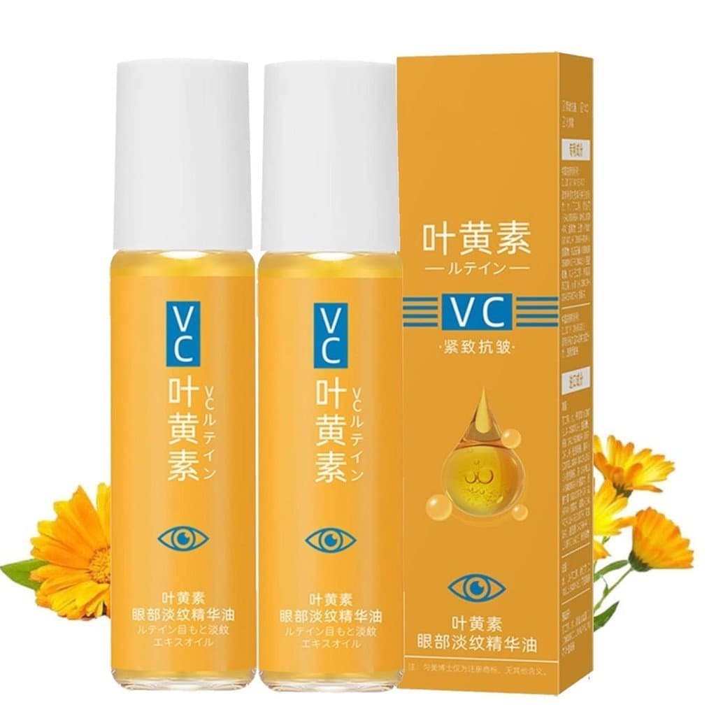 Óleo Sérum Antirrugas com Luteína, Óleo Essência para Olhos com Luteína, Óleo Antirrugas com Luteína e Vitamina C, Sérum