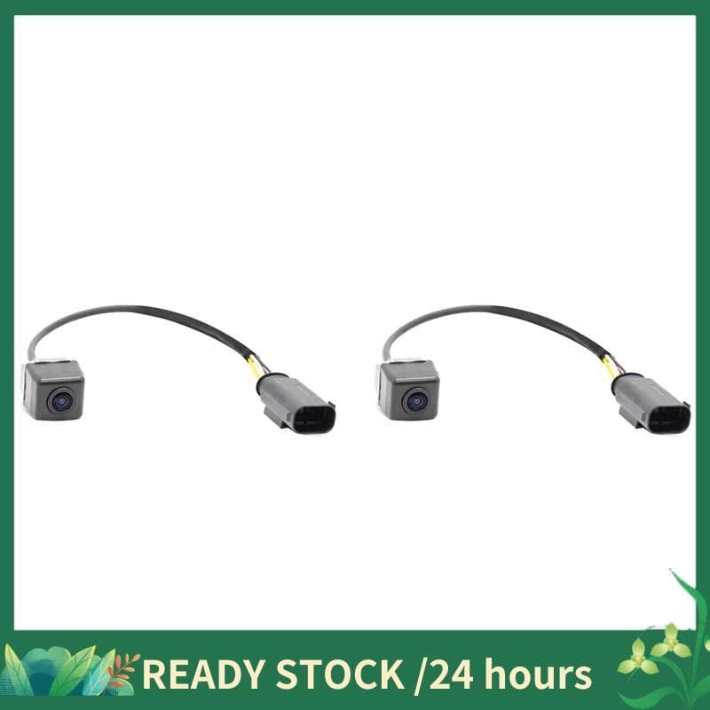 2X Conjunto De Câmera De Visão Traseira Do Carro 95750-2B500 957502B501 Para Auxiliar De Estacionamento De BackUp 2009-2