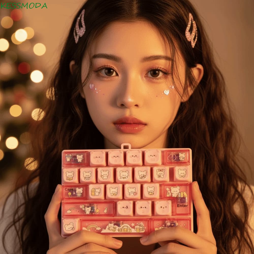 Brinquedo De Inquietação De Teclado , Mini Mecânico De Tamanho Compacto De 26 Teclas Mecânicas , Plástico Durável