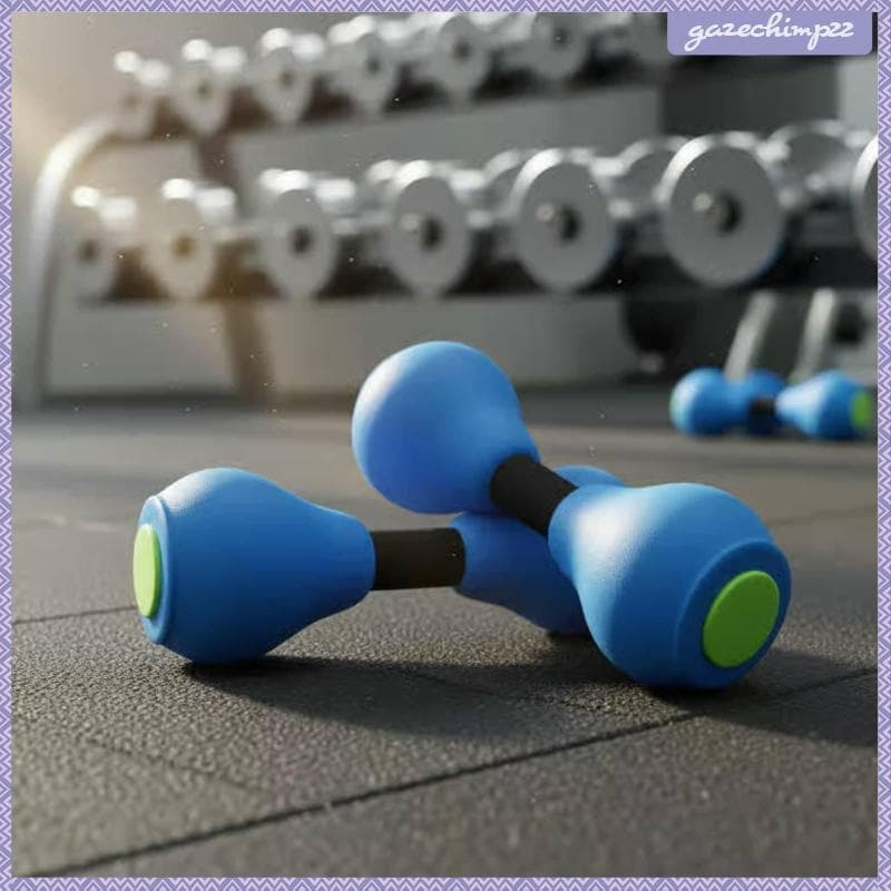 [Gazechimp] Suporte De Peso De Espuma Ajustável Com Halteres De Água Para Treinamento Aquático Em Piscina E Academia Cas