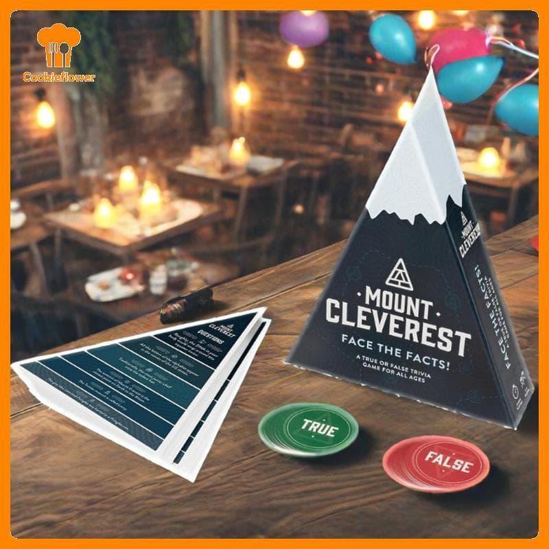 CKFR A Montanha Mais Inteligente Verdadeira Ou Falsa Trivia Jogo Divertido Adultos E Crianças De Cartas De Família Jogos