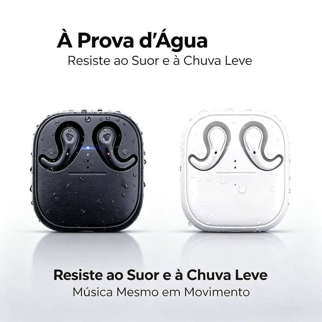 Fones de ouvido intra-auriculares sem fio com Bluetooth, modo de hibernação, compactos e portáteis T-70
