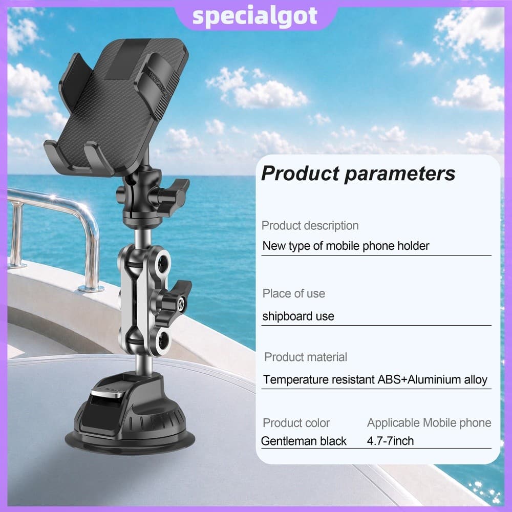 Suporte De Telefone Para Carro Com Ventosa Forte 360 ° Painel De Rotação [specialgot.br]