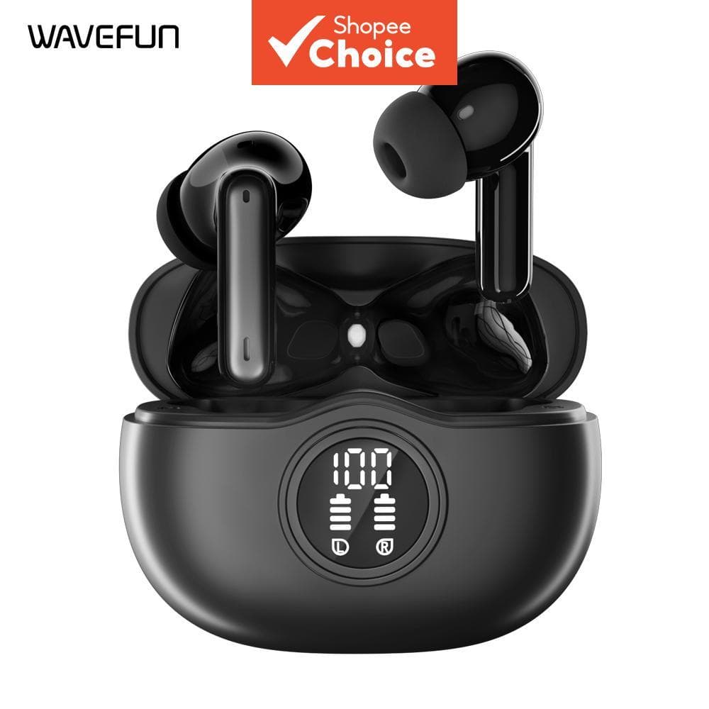 Fones de ouvido WAVEFUN Star 2, sem fio, Bluetooth, drivers de 13 mm, super graves, fones de ouvido para jogos, baixa