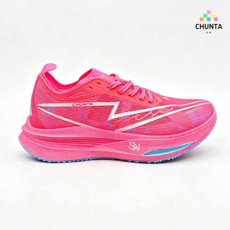 Absorção de choque tênis de corrida das mulheres dos homens sapatos esportivos tênis de corrida placa de carbono sapatos