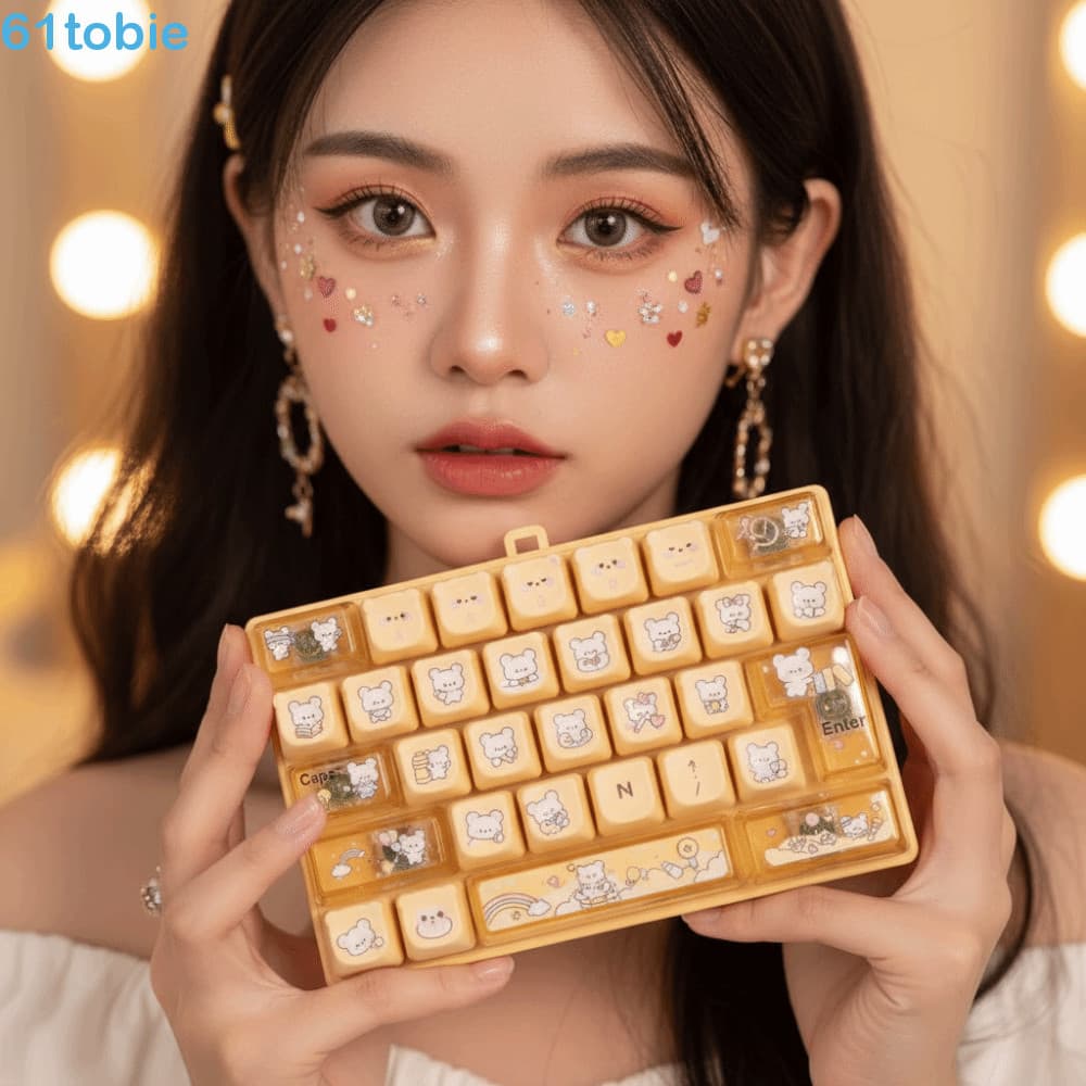 Brinquedo Fidget Para Teclado , 26 Teclas Mecânicas Mini Mecânico Suave Clicky , Tamanho Compacto