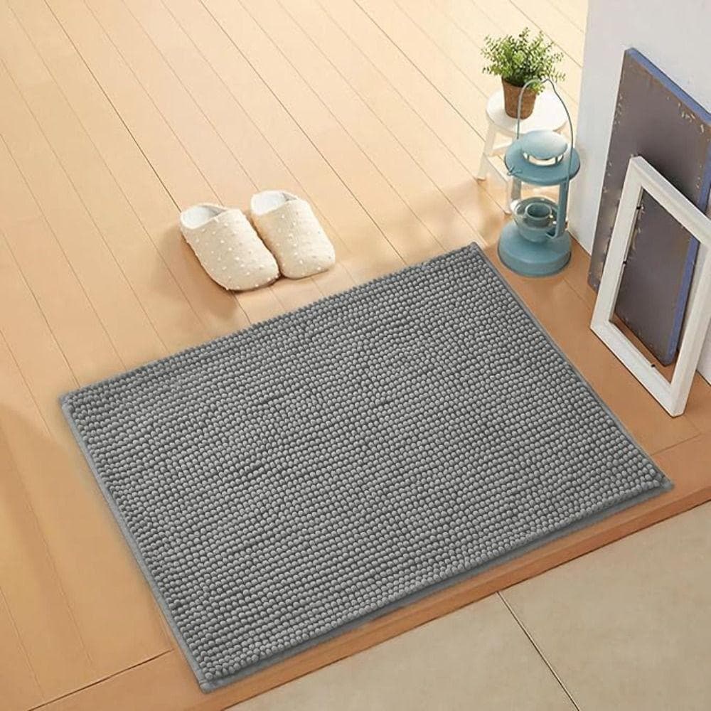 Tapete De Banho SD413UDC , Banheiro De Chenille Espesso Absorvente , Tapetes Laváveis Antiderrapantes Para Sala De Estar