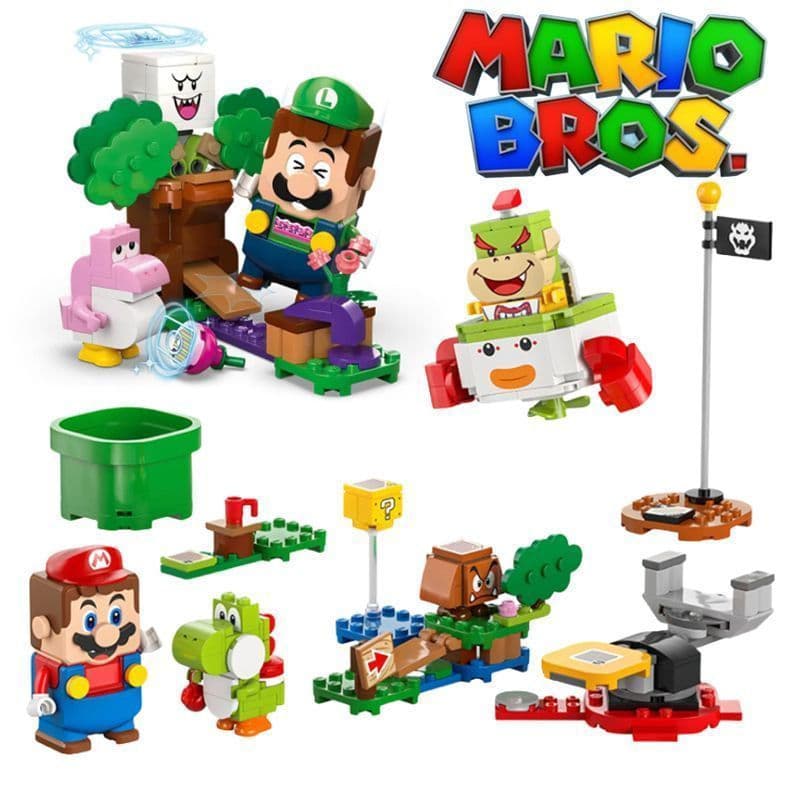 LEGO Monstro da Lava 71440 Aventura de Maria e Luigi Juntos Brinquedo de Blocos de Montar para Meninos Presente L6GM