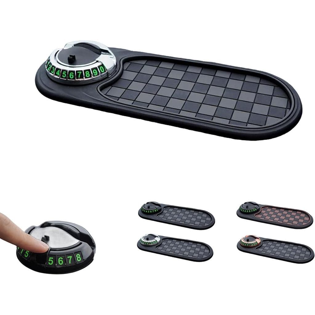 S-SNAIL-OO Tapete Antiderrapante Multifuncional para Carro, Suporte Multifuncional para Celular no Painel do Carro com T
