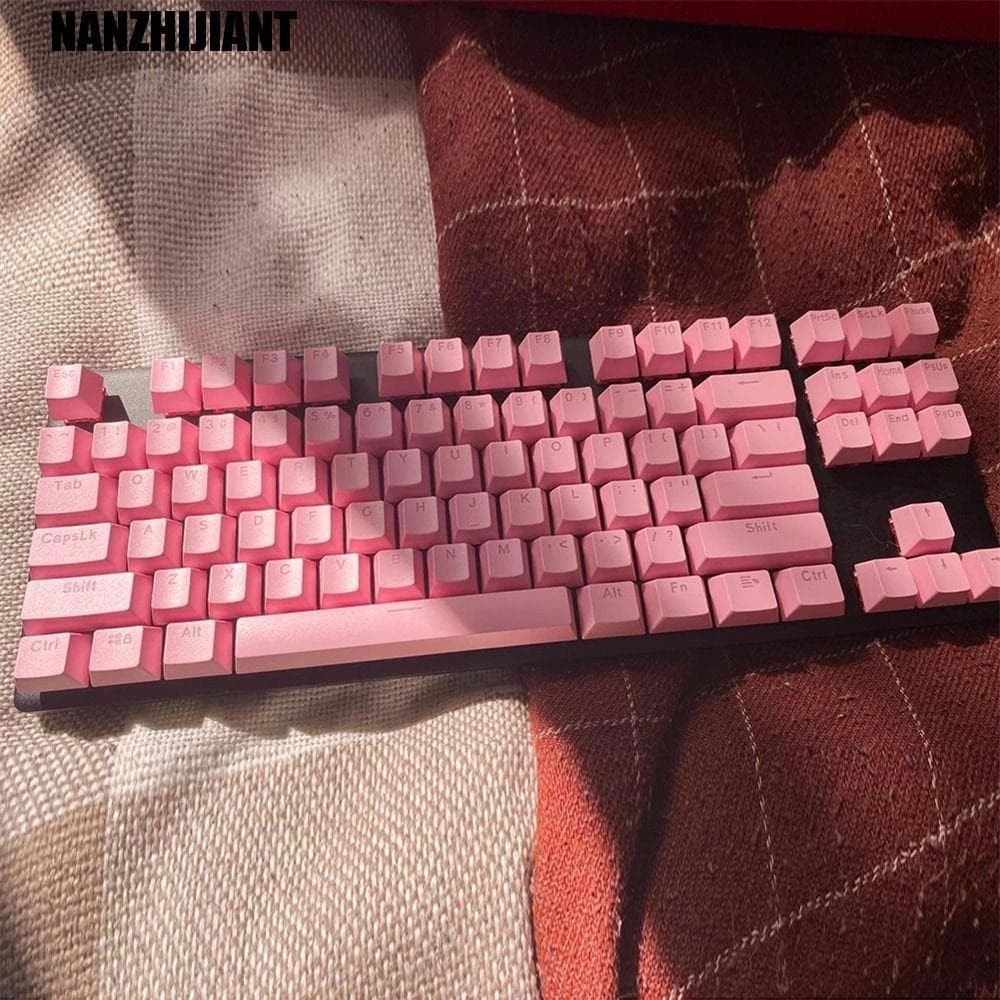 NANZHIJIANT Teclas Mecânicas Substituição De Teclado ABS Mecânico Injeção OEM 104/108 980k Em Branco