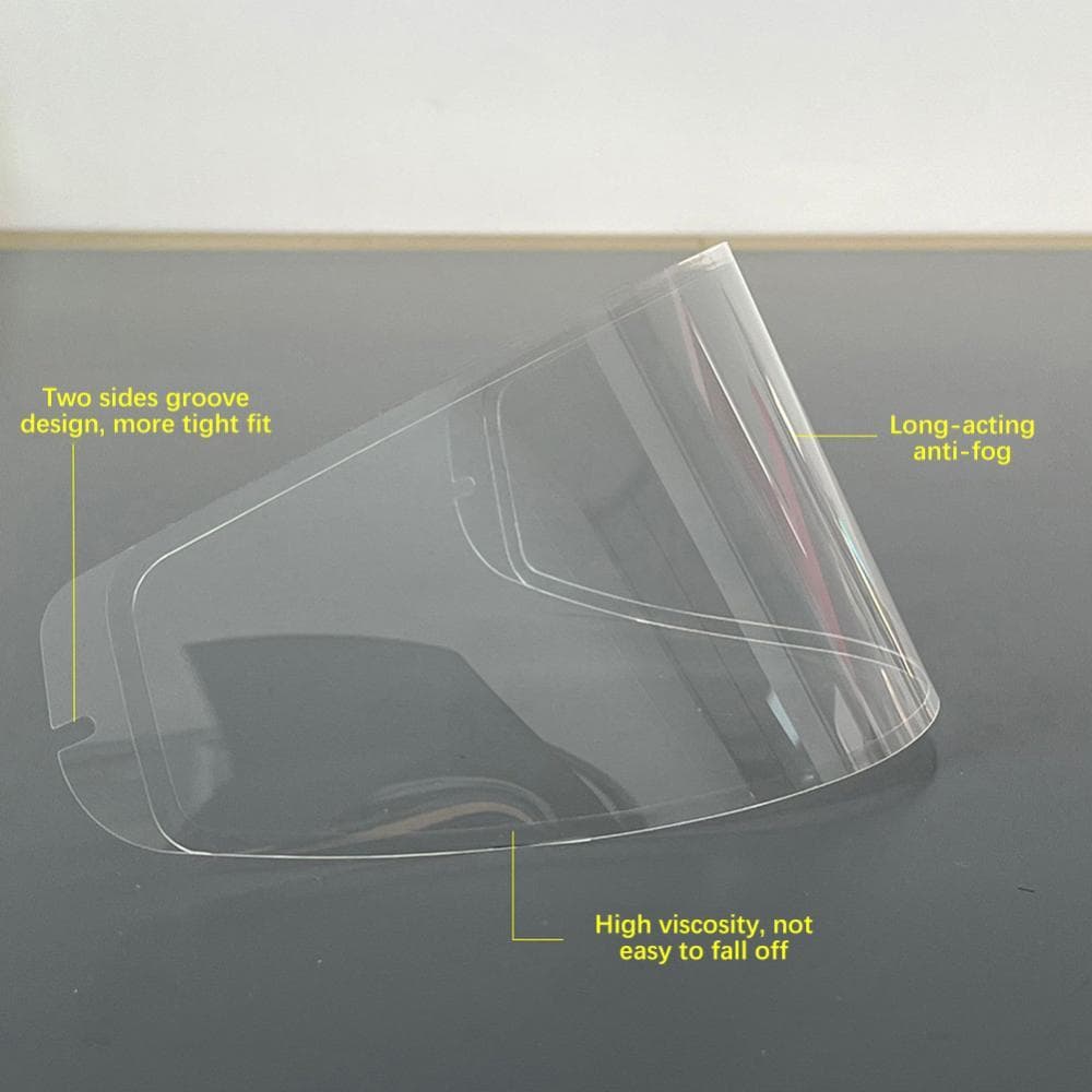 TIK Universal Anti Fog Capacete De Motocicleta Visor Film Para AGV K5 K3SV Adesivo Transparente Patch Moto Acessórios D1
