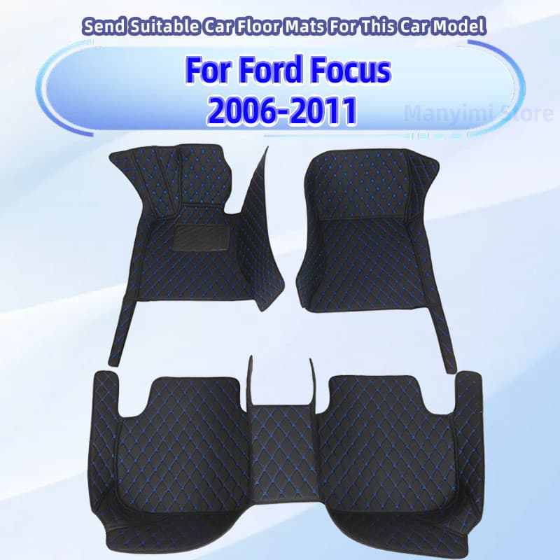Tapetes De Carro Para Ford Focus 2006-2011 , Almofadas Pés , Acessórios Interiores Automotivos 2010 2009 2008 2007