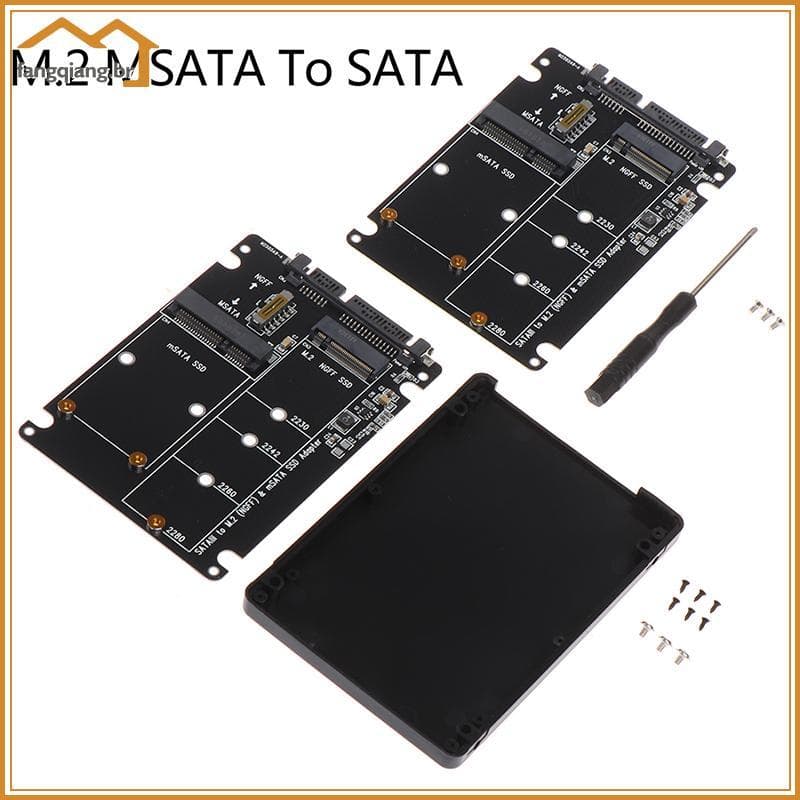 Fang NGFF Para SATA 3 Gabinete HDD Externo Adaptador MSATA SSD M . 2 Placa Adaptadora De Protocolo BR