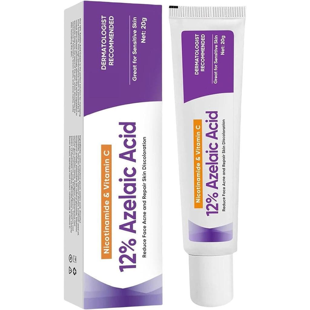 1-3 frascos de sérum facial para cuidados de beleza contendo 12% de ácido azelaico, niacinamida, vitamina C e ácido hial