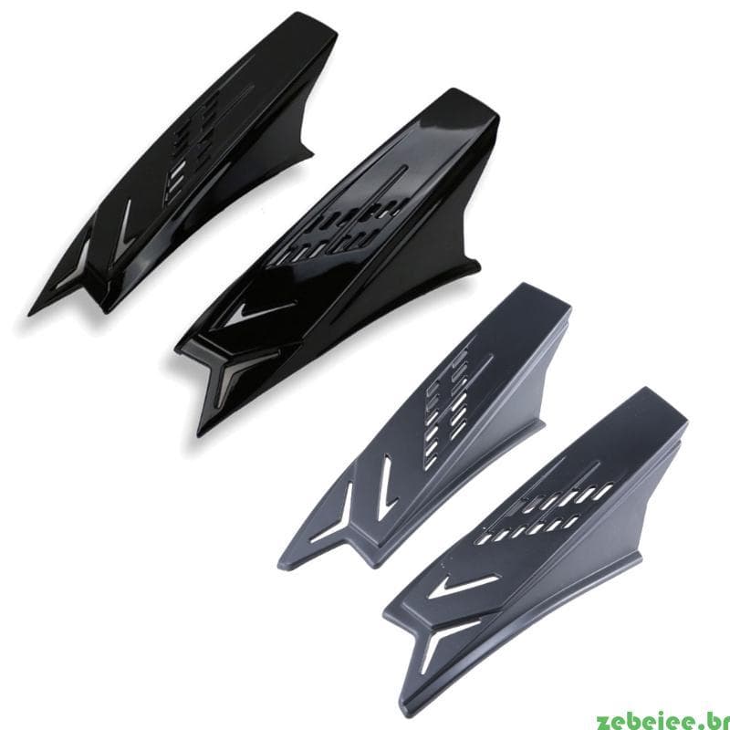 zebeiee 2 Pçs Capacete Corrida Chifres Orelha Punk Scooter Moto Chifre Sujeira Pit Bike Acessórios