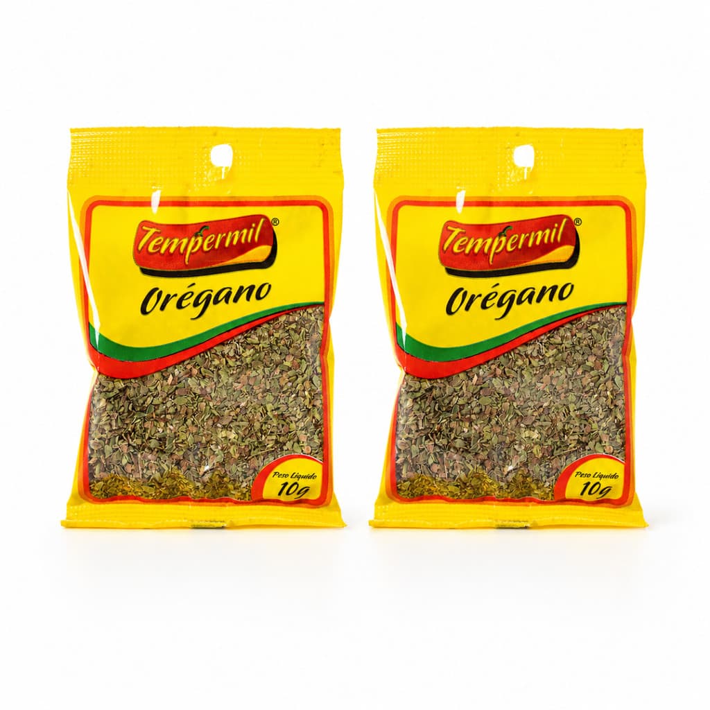 Kit 2 Temperos Orégano 10g Tempermil para Pizza Massas Carnes e Molhos
