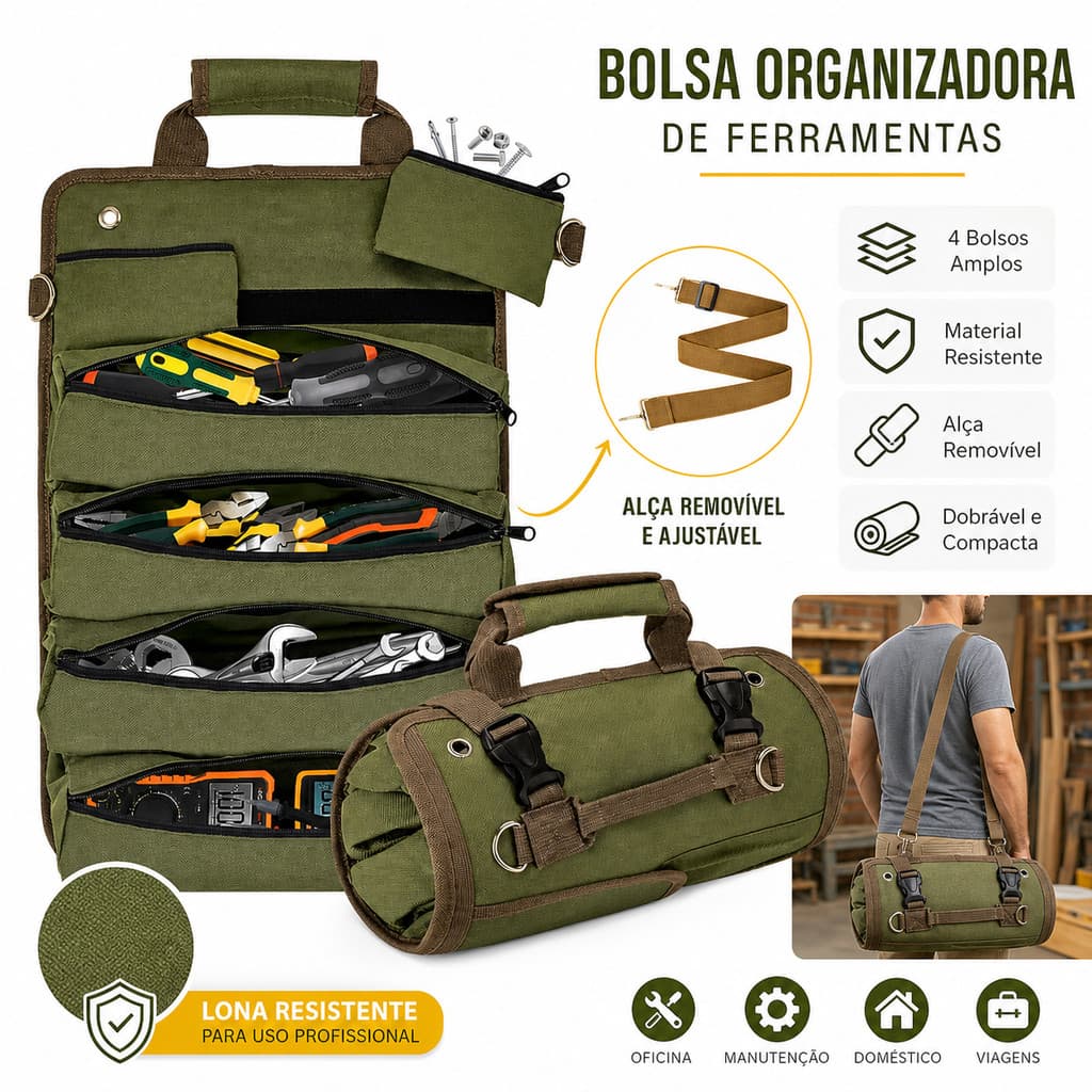 Bolsa Saco Armazenamento Organizador Ferramenta Maleta Caixa Estojo Mochila Caixa Ferramentas Organização
