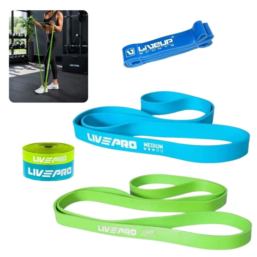Kit Super Band Tensões: Leve Média e Forte Ideal para Treino Liveup Sports