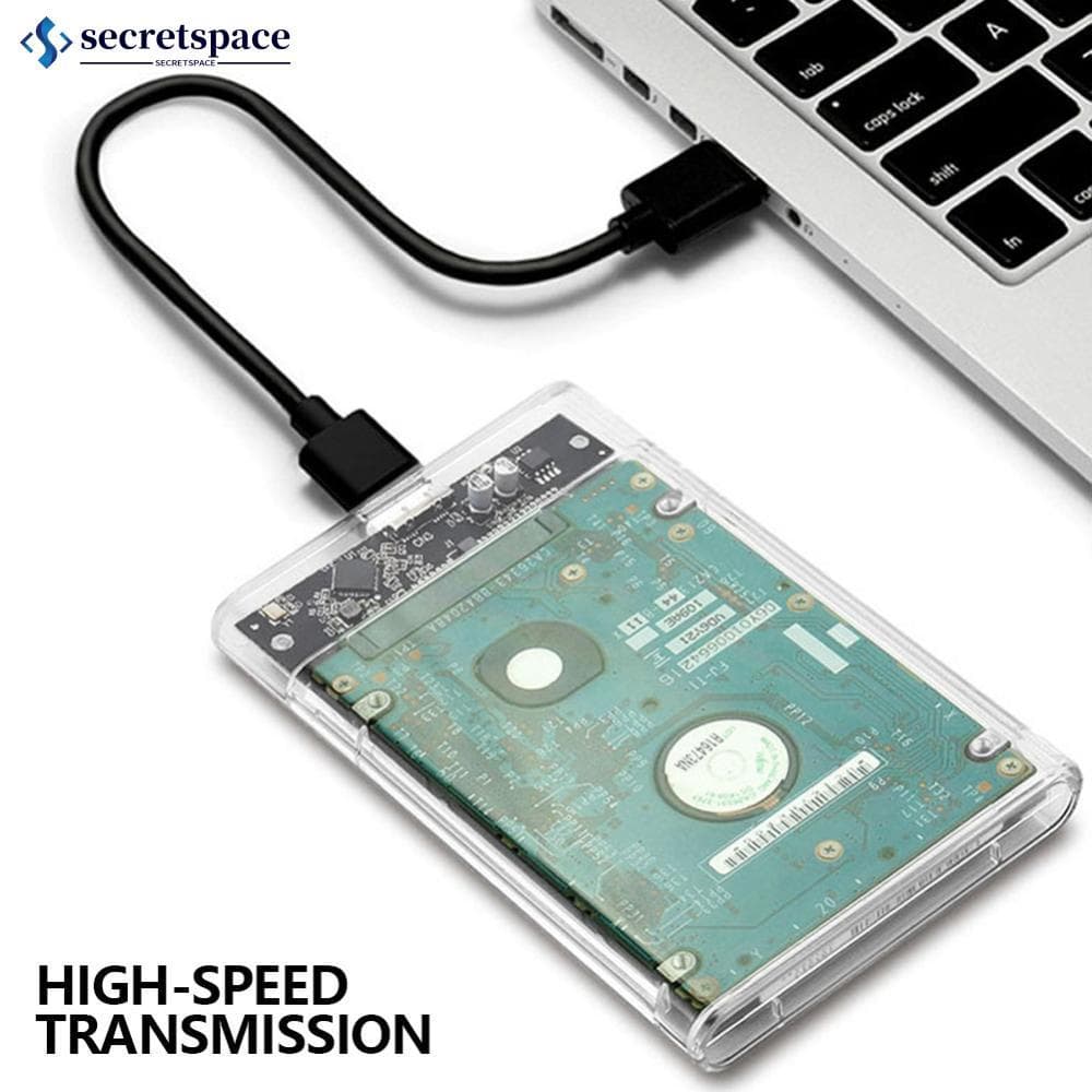 SECRETSPACE Externo 2.5 Polegadas USB3.0 HDD Caso 5 Gbps Disco Rígido Gabinete De SATA SSD Armazenamento Para Laptop PC 