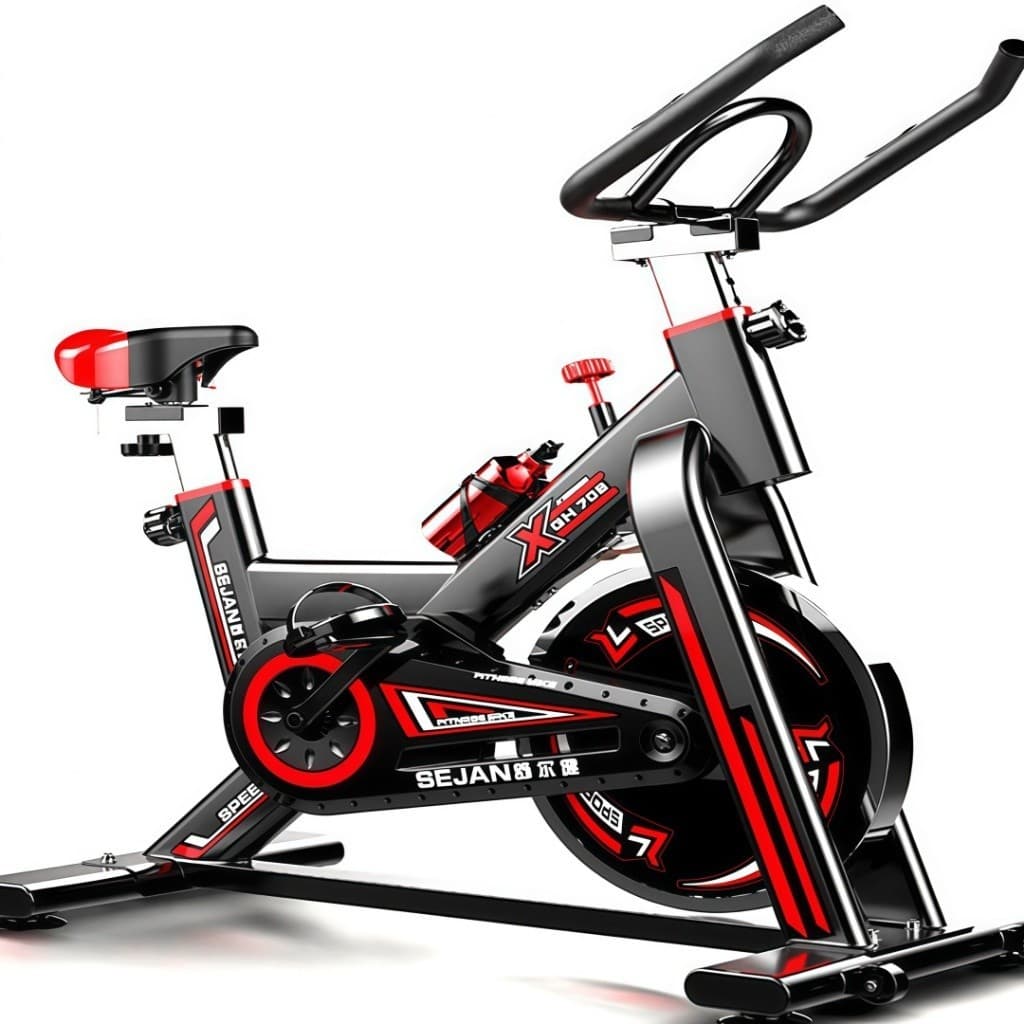 Bicicleta Spinning Ergométrica 13kg Inércia | Carga 150kg com Display Digital e Banco Ajustável